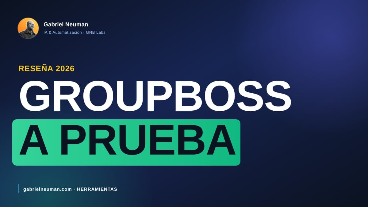 Groupboss: reseña de la extensión que saca los correos de tu grupo de Facebook (2026)