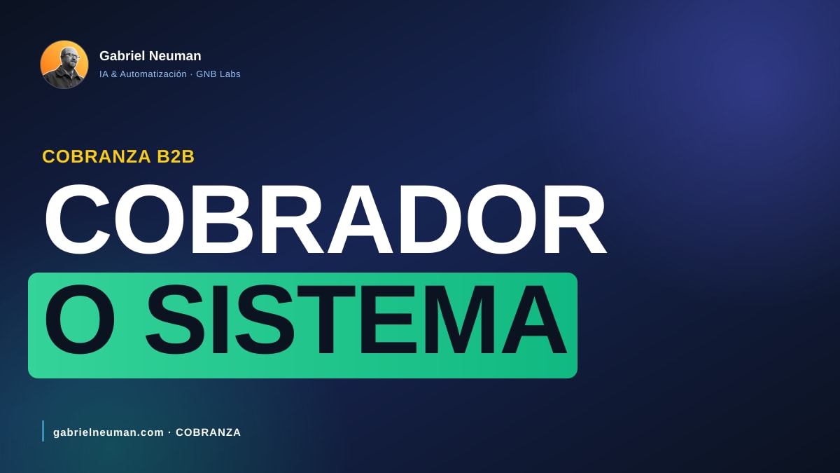 ¿Contratar un cobrador o un sistema de cobranza automática? Comparativa 2026