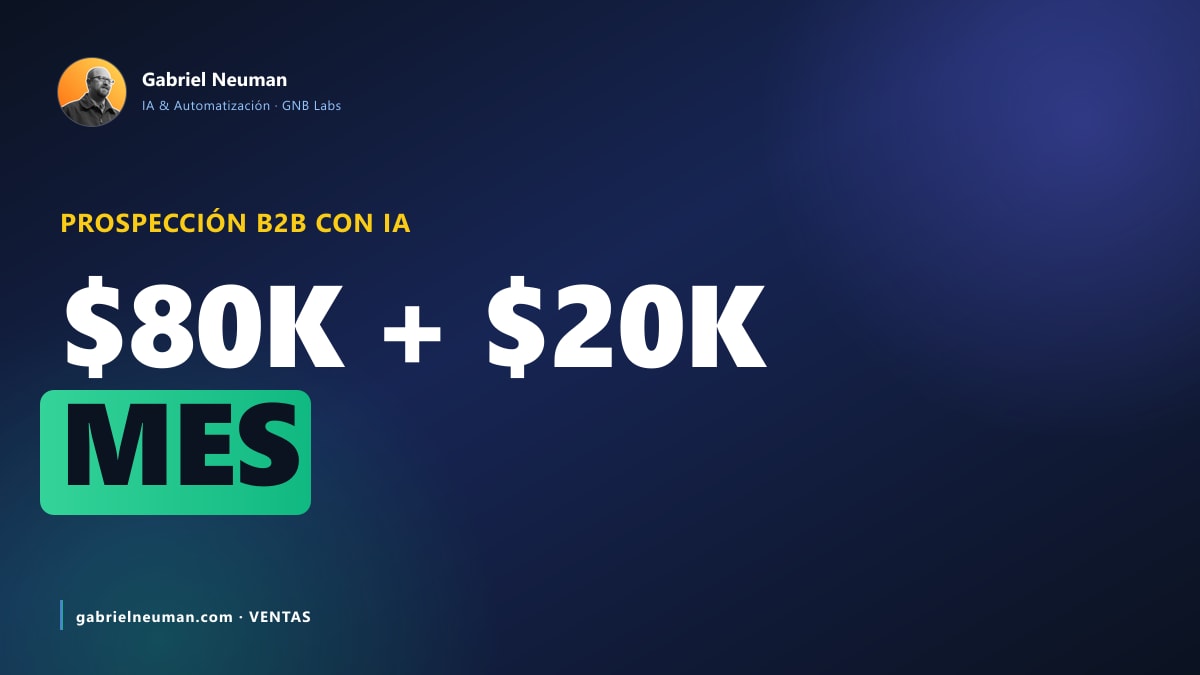 Prospección B2B con IA: precio en México (2026)