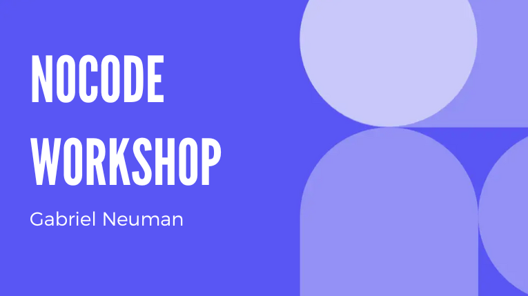 NoCode Workshop